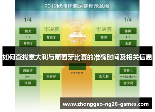 如何查找意大利与葡萄牙比赛的准确时间及相关信息 如何查找意大利与葡萄牙比赛的准确时间及相关信息